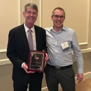 Grange employees with the IIABKC Carrier of the Year award