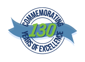 Commemorating 130 Years of Excellence logo